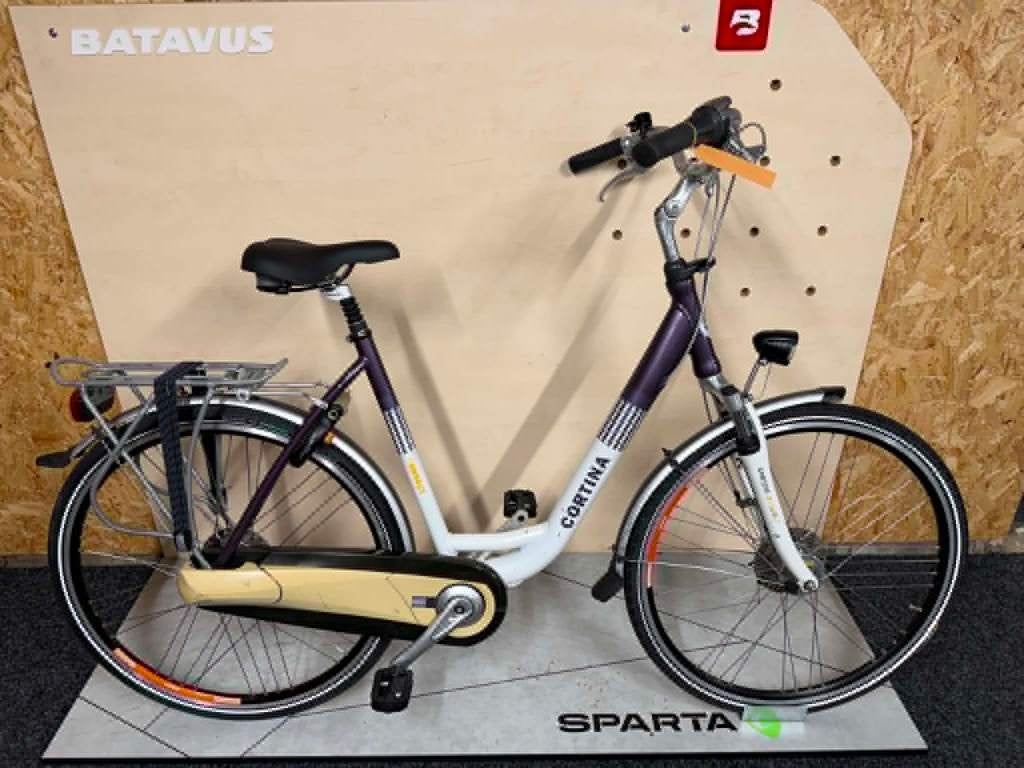 Cortina Connect 57 cm 8 versnellingen, Fietsen en Brommers, Versnellingen, 56 cm of meer, Zo goed als nieuw, Trommelrem