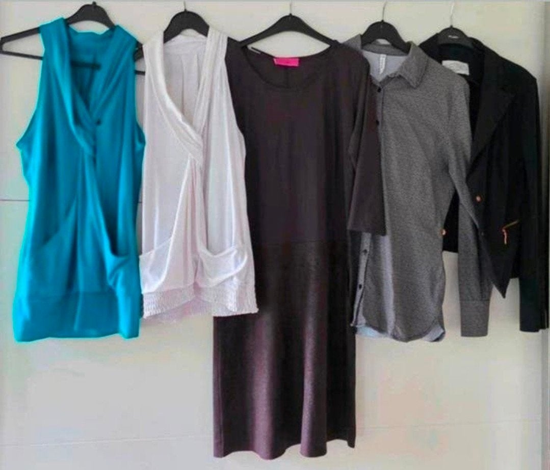 Travelstof pakket maat M top blouse jurk blazer, Kleding | Dames, Ophalen of Verzenden, Zo goed als nieuw, Maat 38/40 (M)