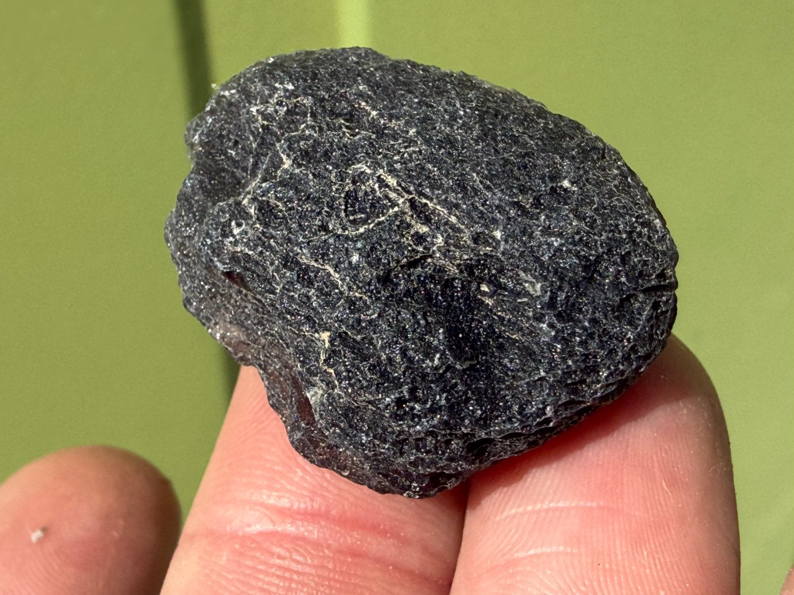 Agni Manitiet - Indische Moldaviet - Tektiet - Cintamani, Ophalen of Verzenden, Mineraal