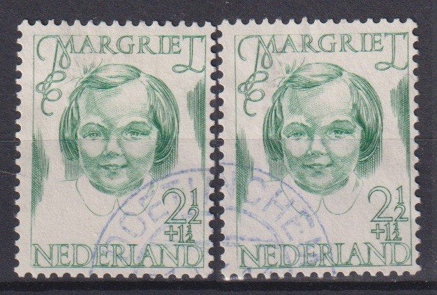 Nederland 1946 455 Prinses Margriet Oranje DOETINCHEM DUO, Verzenden, Gestempeld, Koningshuis