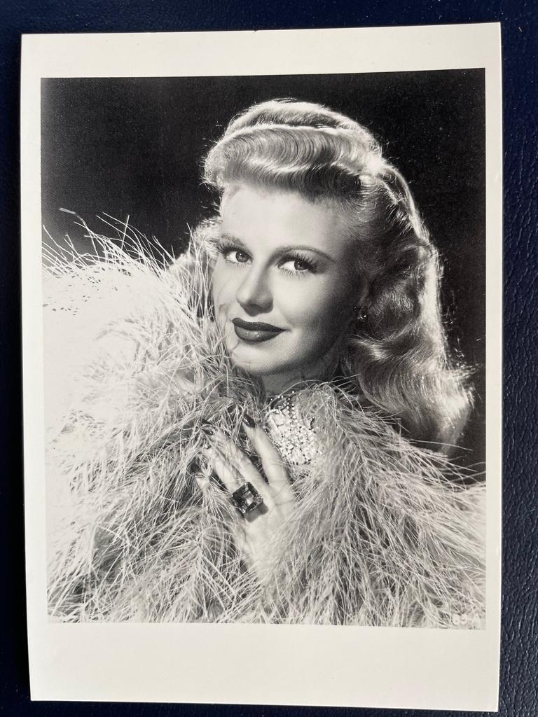 ansichtkaart / kaart van Ginger Rogers., Verzenden, 1940 tot 1960, Sterren en Beroemdheden