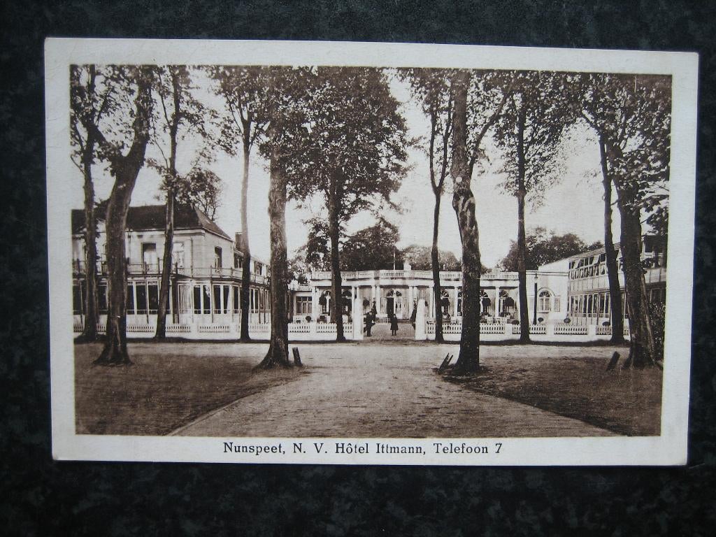NUNSPEET Hotel Ittmann A, Ophalen of Verzenden, 1920 tot 1940, Gelderland