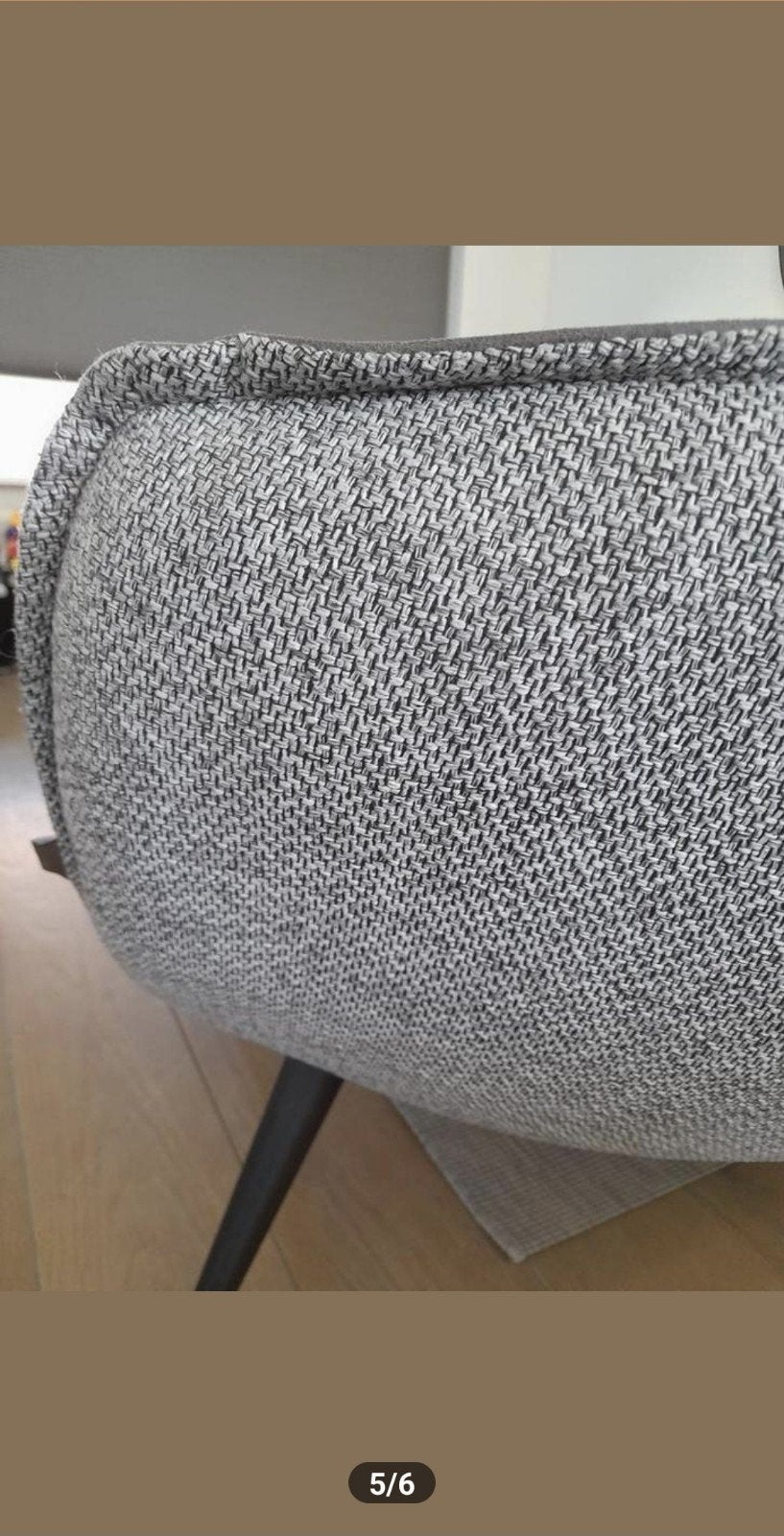 fauteuil grijs antraciet Nieuwstaat!, Ophalen of Verzenden, Zo goed als nieuw, Rond