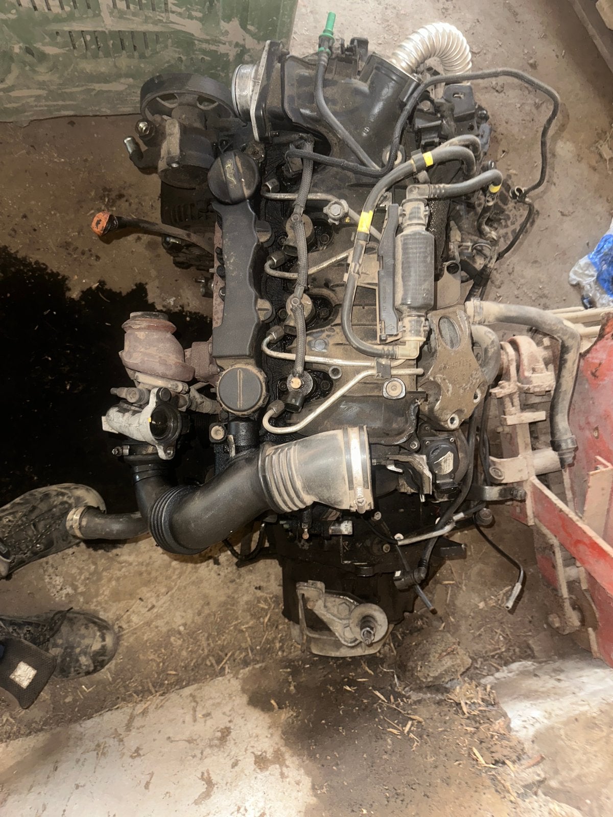 1.6HDI motor + versnellingsbak citroen berlingo 2008, Ophalen, Gebruikt, Citroën