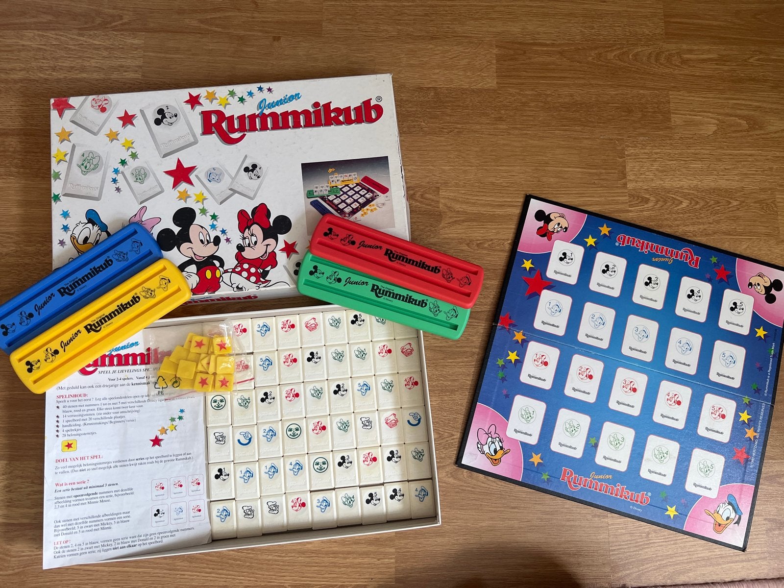 Junior Rummikub Disney Editie - Compleet Gezelschapsspel, Drie of vier spelers, Verzenden, Gebruikt
