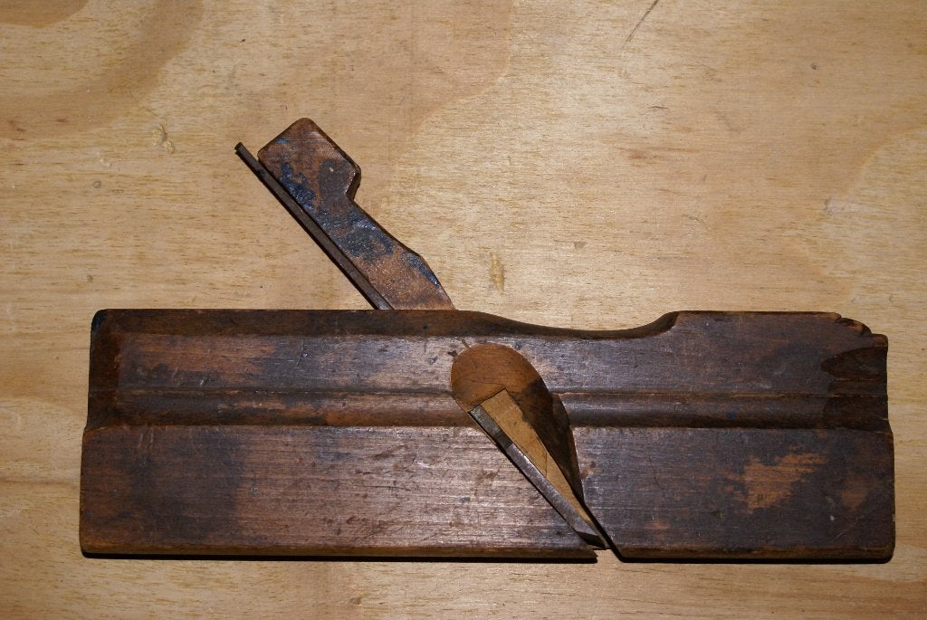 "NOOITGEDAGT" ; houten handschaaf., Antiek en Kunst, Ophalen of Verzenden