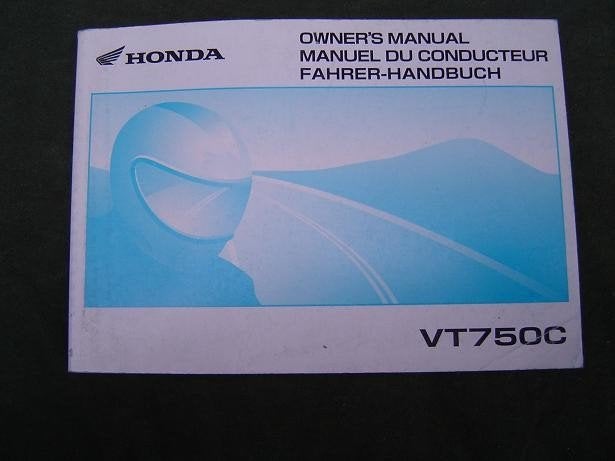 Honda VT750 C 2003 motorcycle owner's manual VT 750 C, Ophalen of Verzenden, Honda