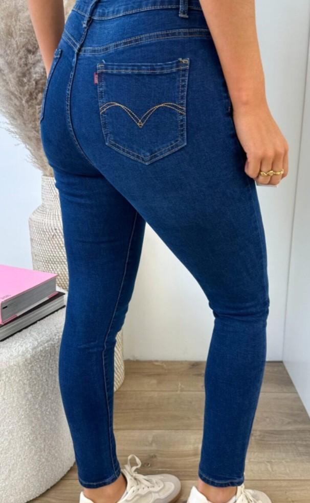 Jeans blauw maat S, Kleding | Dames, Broeken en Pantalons, Kort, Nieuw, Maat 36 (S), Verzenden