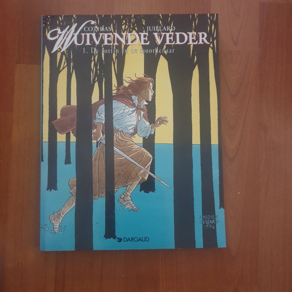 4 delen Wuivende Veder, Meerdere stripboeken, Verzenden, Gelezen, Cothias