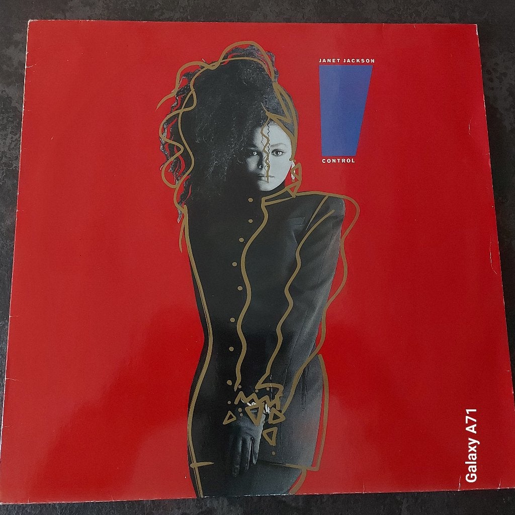 LP Janet Jackson - Control (1986) incl. poster, LP, Gebruikt, Ophalen of Verzenden, Fotohoes