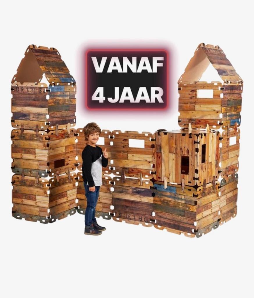 Fantasy Forts Mega Set met 32 platen, Ophalen, Gebruikt, Overige merken