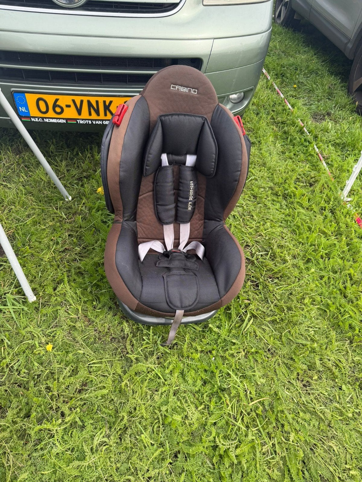 Kinderautostoel Cabino SideArmor - Bruin/Zwart, Kinderen en Baby's, Overige merken, 9 t/m 18 kg, Gebruikt, Autogordel
