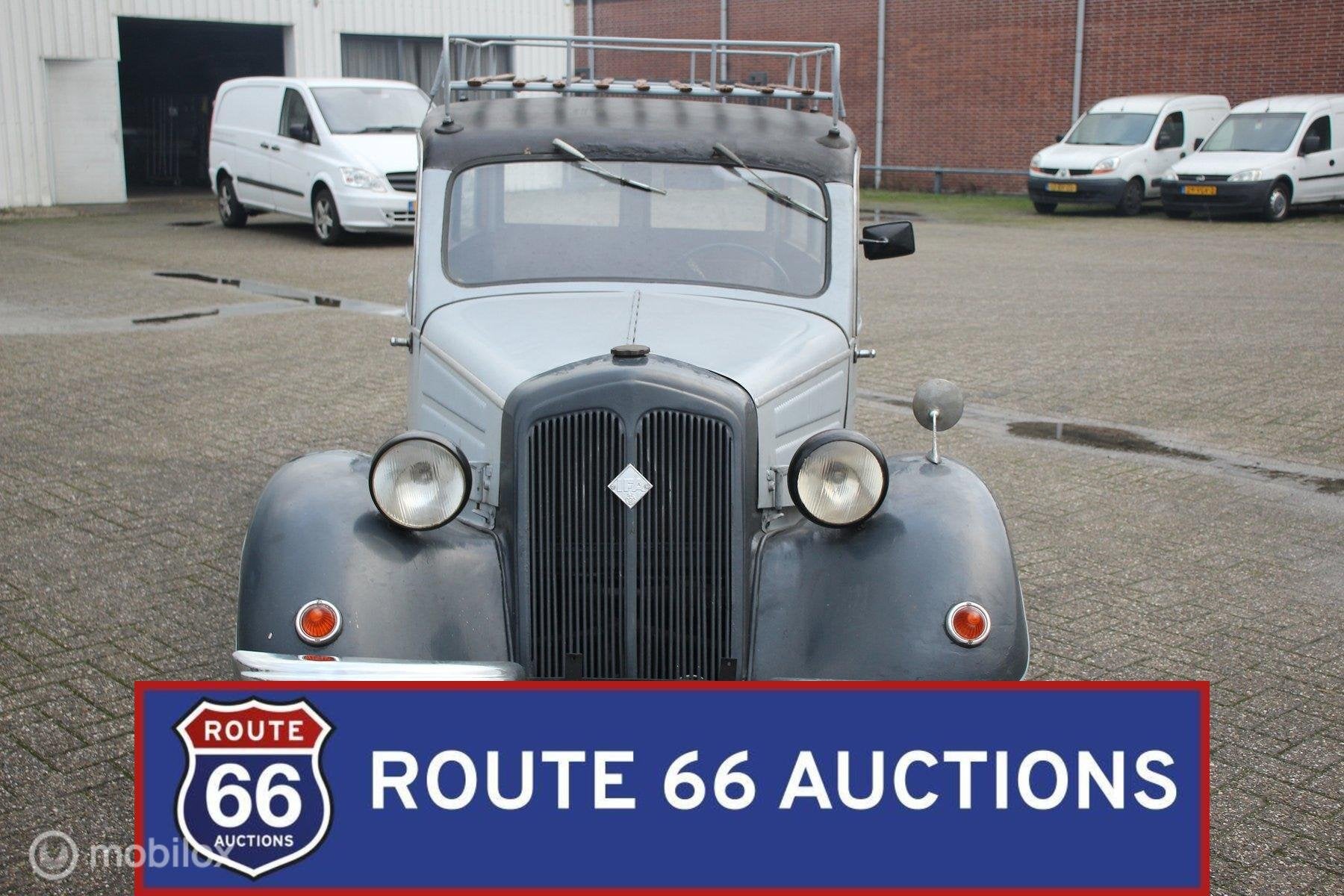 DKW-IFA F8 Kombi | 1951 | Route 66 Auctions, Overige merken, Overige carrosserieën, Zwart, Bedrijf
