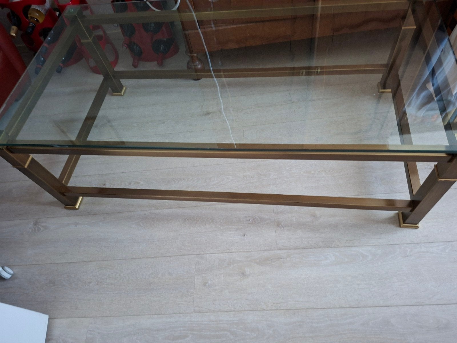 Zeer mooie nagenoeg nieuwe salon tafel, 100 tot 150 cm, Zo goed als nieuw, Rechthoekig, 50 tot 100 cm