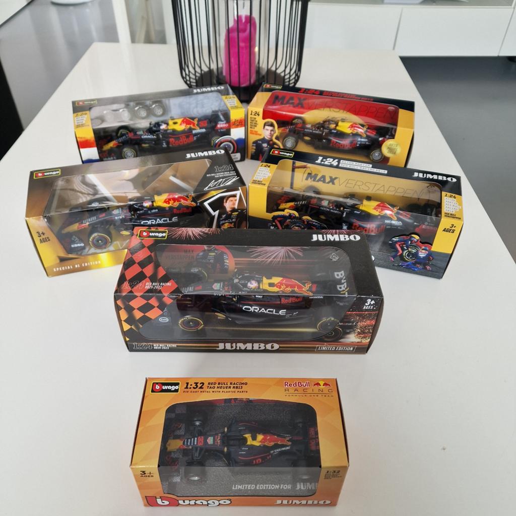 Redbull Max Verstappen auto's, Ophalen of Verzenden, Nieuw, Bburago