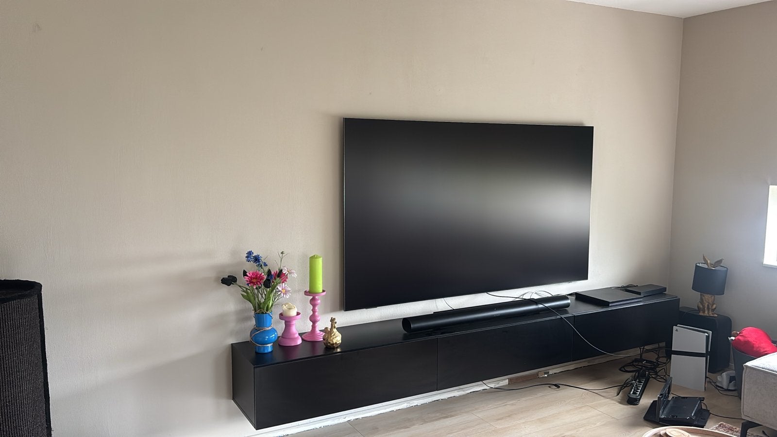 Mooi tv meubel - 3 delen van 1 meter, Huis en Inrichting, Kasten | Televisiemeubels, Ophalen, Overige materialen, Gebruikt, 200 cm of meer