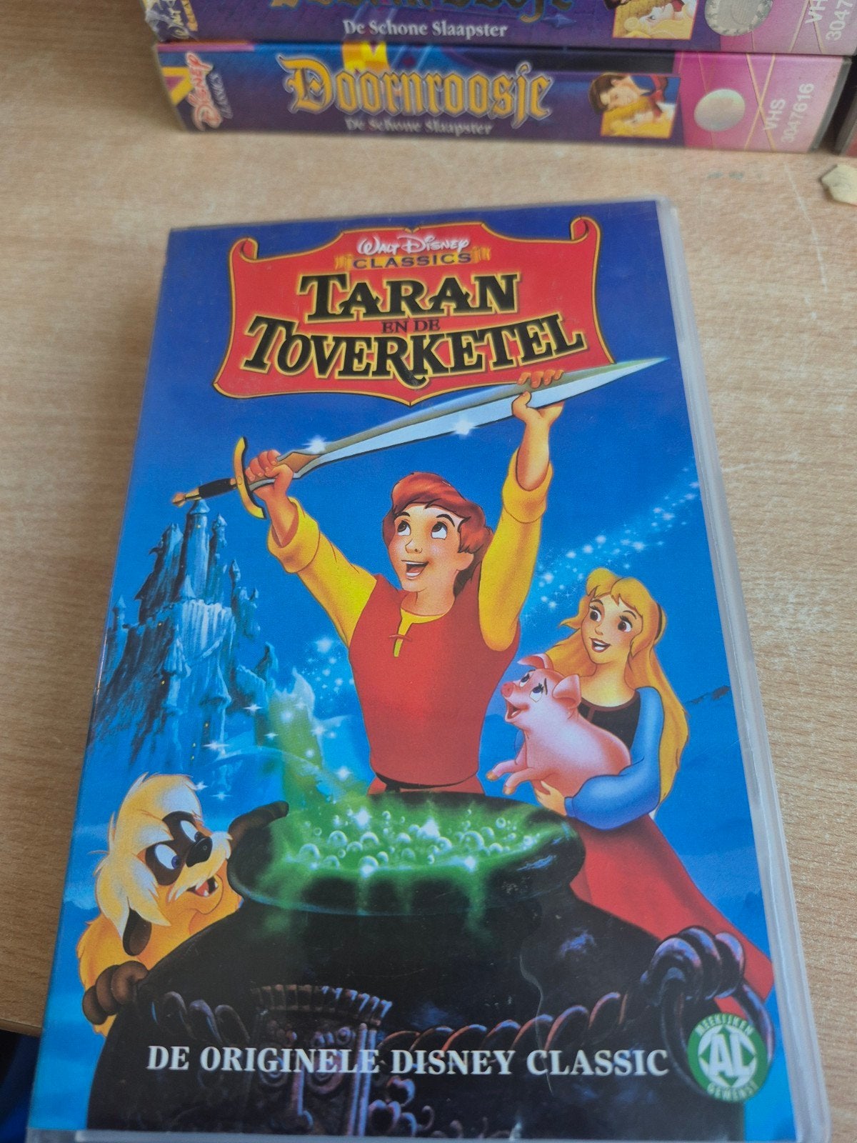 Disney Classic: Taran en de Toverketel (VHS), Gebruikt, Tekenfilm, Alle leeftijden, Amerikaans