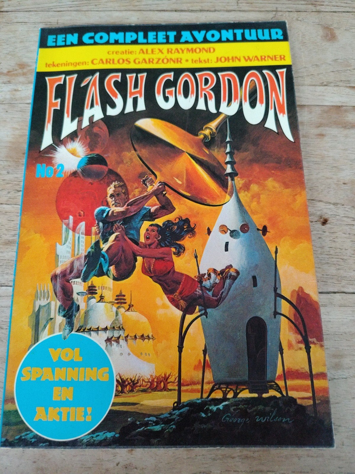 Flash Gordon No. 2 - Een Compleet Avontuur, Boeken, Gelezen, Eén stripboek, Ophalen of Verzenden, Alex Raymond, Carlos Garzón, John Warner