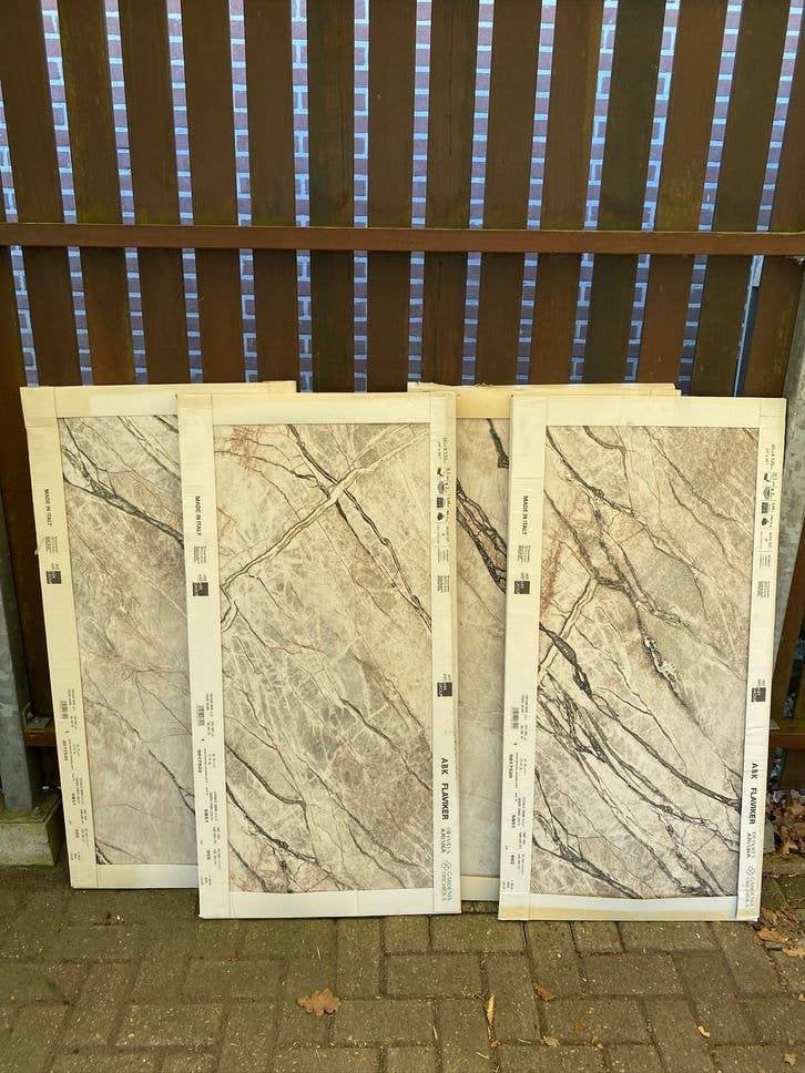 Flaviker Superene 60x120 4 Pakken Grijs Mat (5,7), Ophalen of Verzenden, Nieuw, Douche