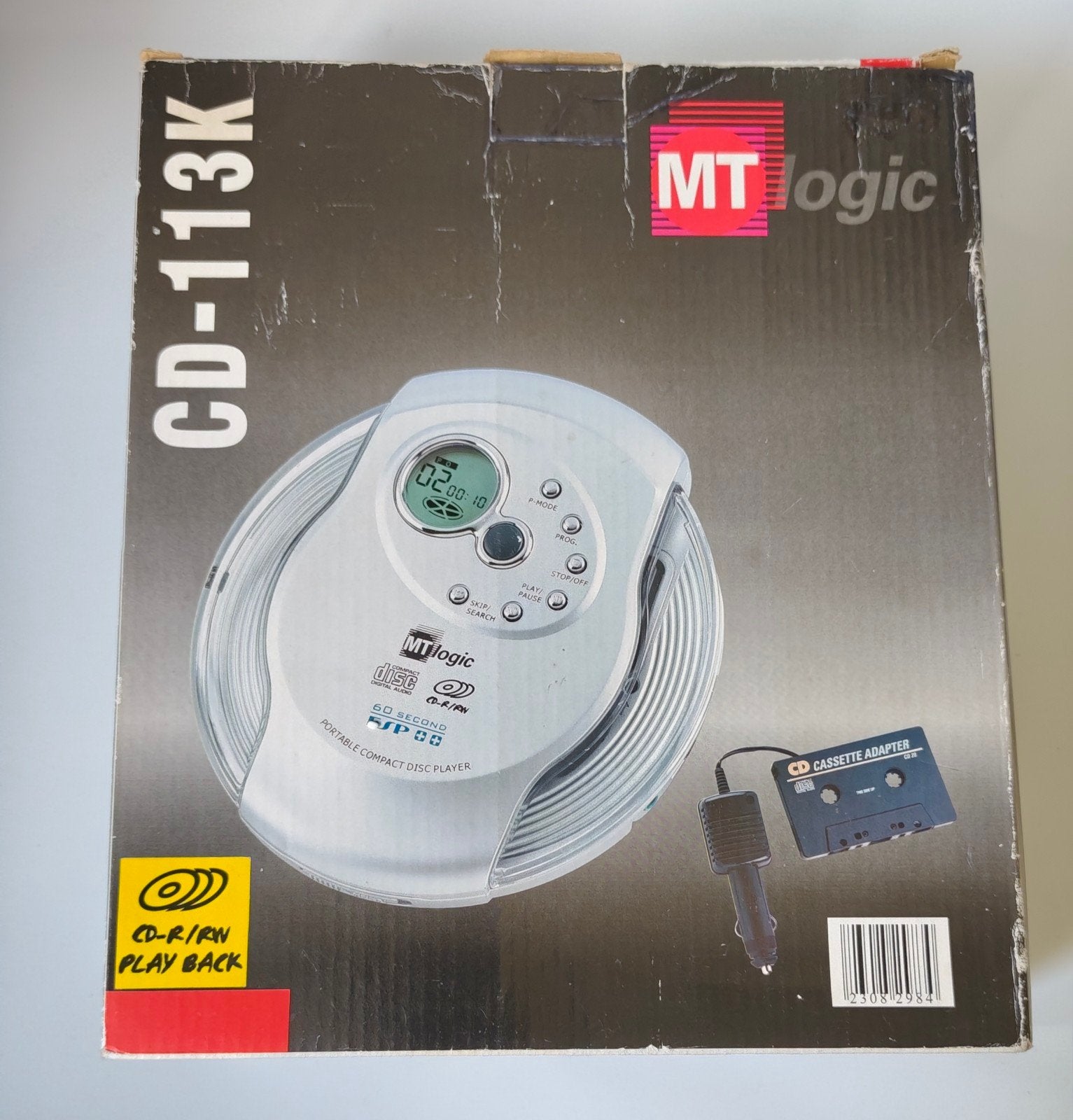 MT Logic CD-113K Draagbare CD-speler (Discman) - Compleet in, Ophalen of Verzenden, Discman