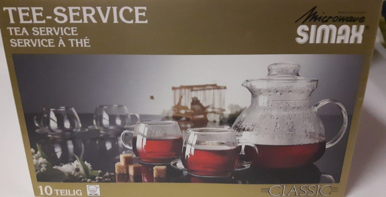 Simax Classic 10-delig theeservies - magnetronbestendig, Overige merken, Nieuw, Ophalen of Verzenden, Glas