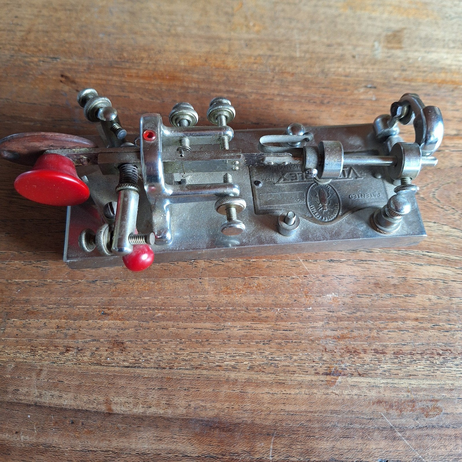 Vintage Vibroplex 'Blue Racer' Morse Sleutel, Ophalen