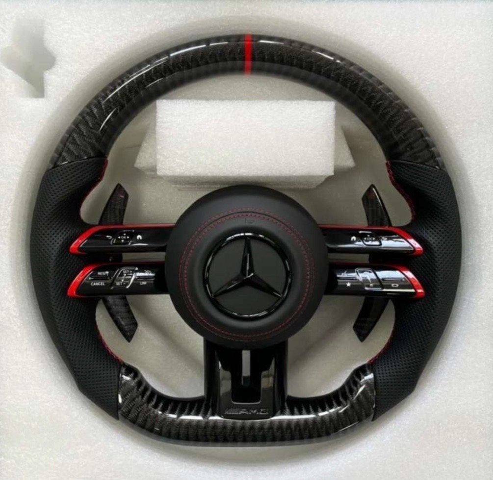 Mercedes-Benz AMG Stuurwiel Carbon Leer, Ophalen of Verzenden, Nieuw, Mercedes-Benz