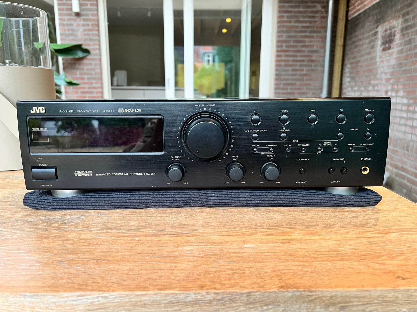 JVC RX-316R Receiver, Ophalen, Zo goed als nieuw, Overige systemen, JVC