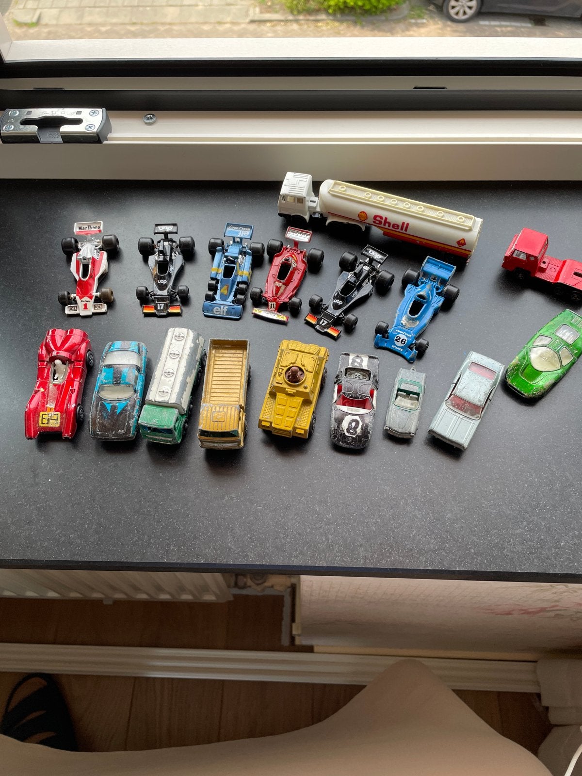 Verzameling vintage speelgoedauto's uit de jaren '80, Ophalen of Verzenden, Gebruikt