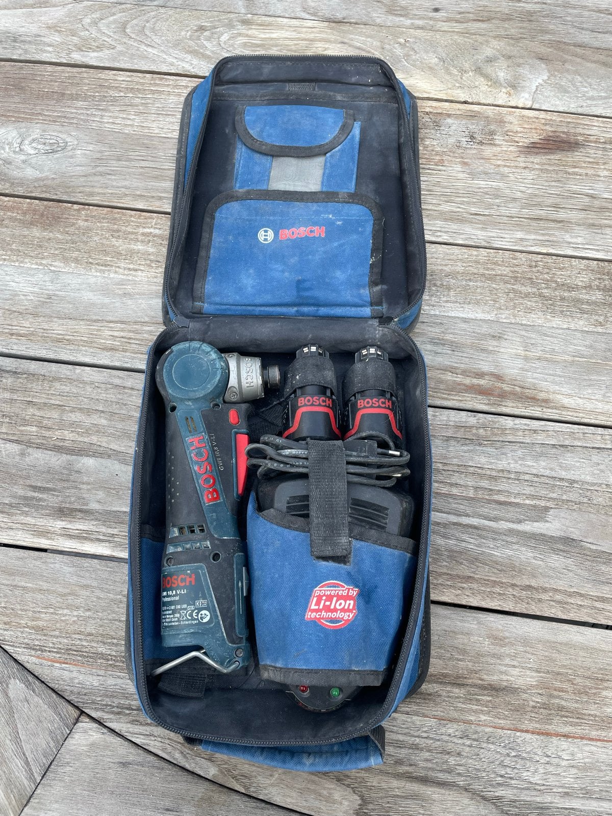 Bosch GWI 10,8 V-LI Professional haakse accuschroevendraaier, Ophalen, Variabele snelheid, Boor- en Schroefmachine, Gebruikt