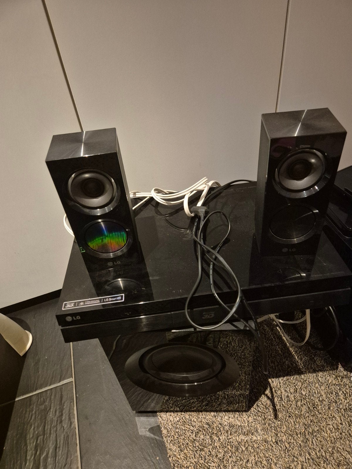 LG HX522 Blu-ray Speler met boxen en subwoofer, Ophalen, Gebruikt, LG