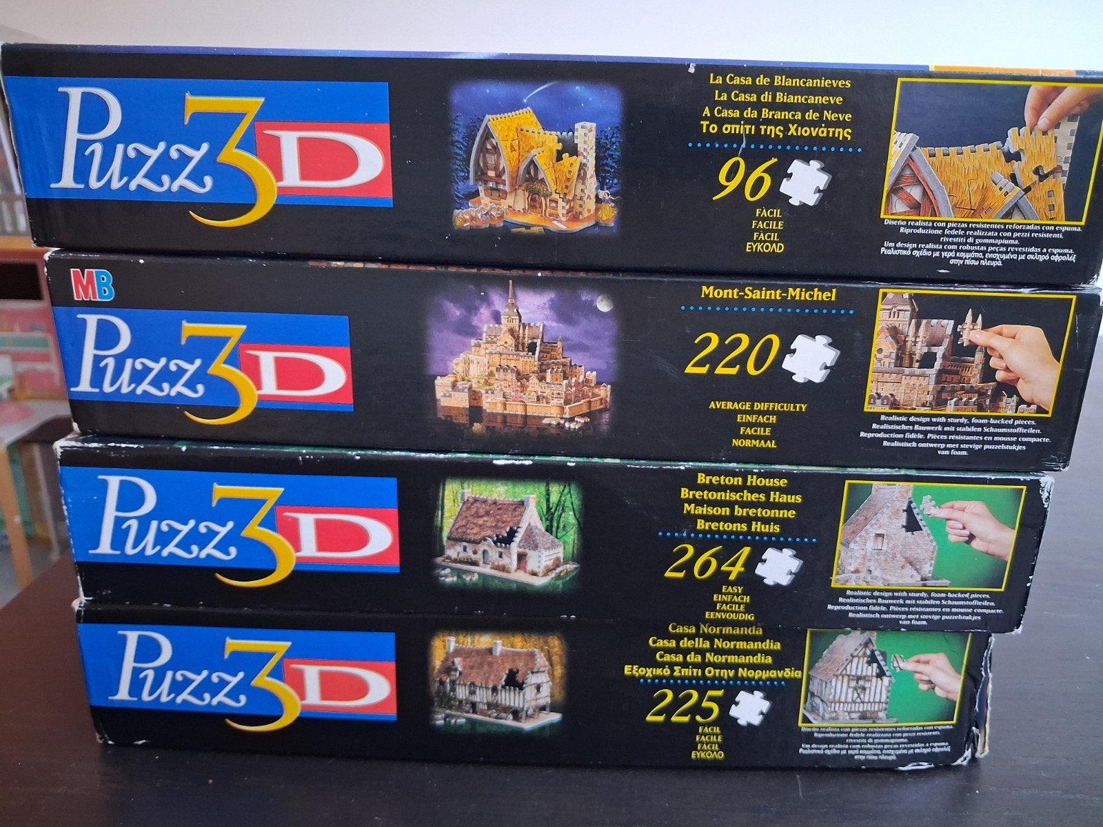 Puzz3D 3D-puzzels van Hasbro (diverse modellen), Ophalen, Meer dan 50 stukjes, Gebruikt, 6 jaar of ouder