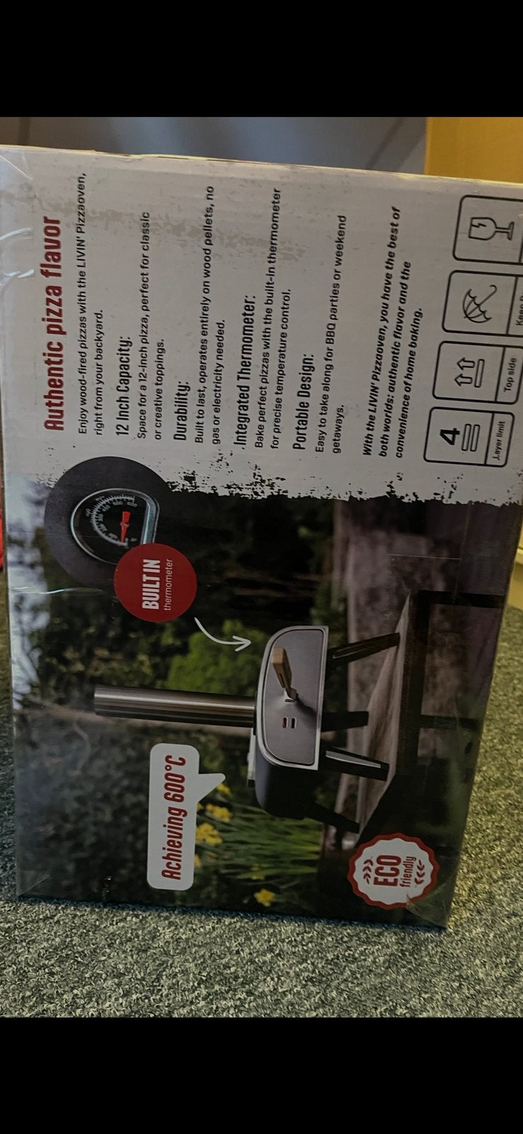 Livin pizzaoven, Ophalen of Verzenden, Nieuw