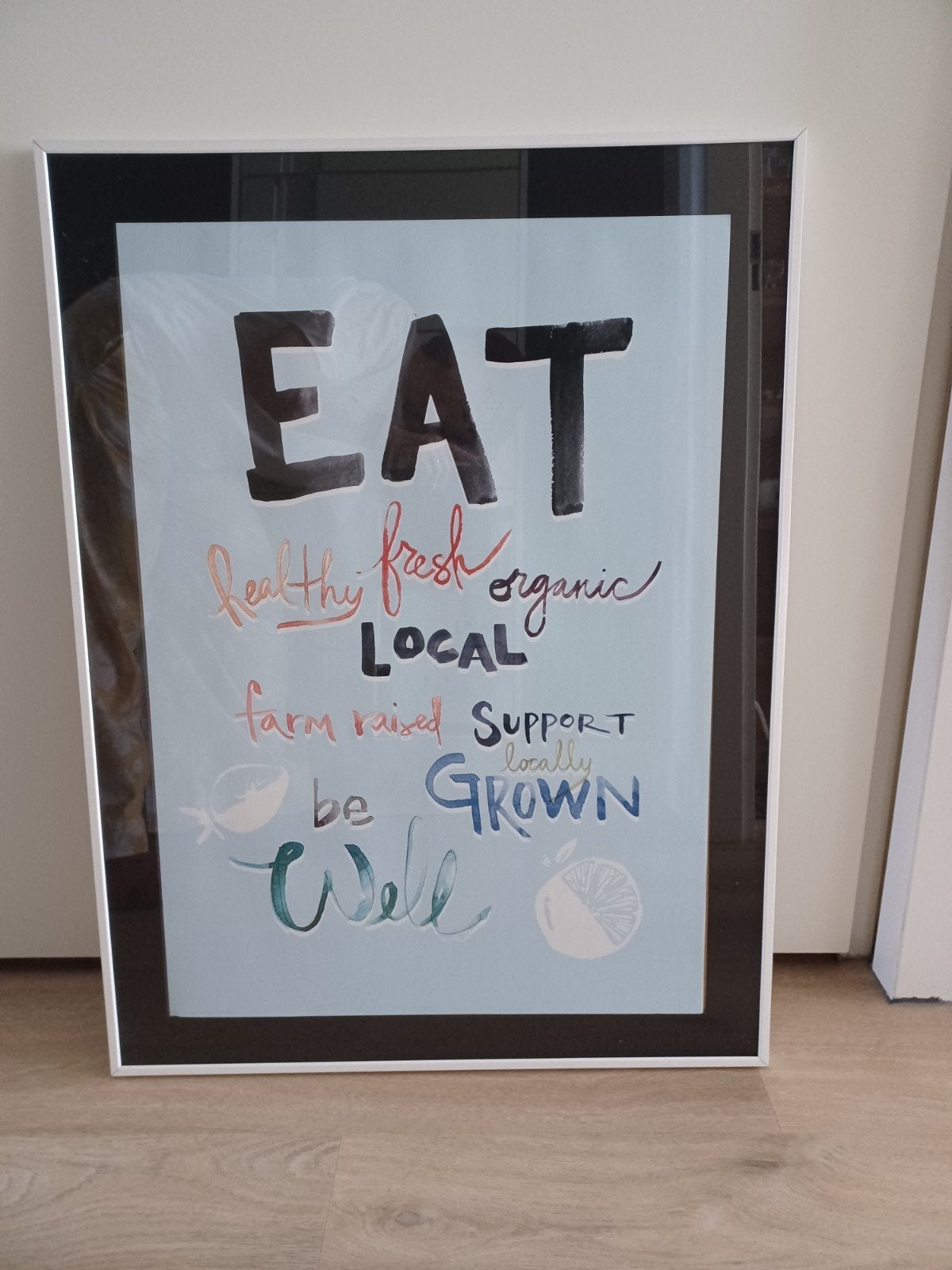 Poster 60x80, Verzamelen, Posters, Ophalen, Rechthoekig Staand, Met lijst, Zo goed als nieuw