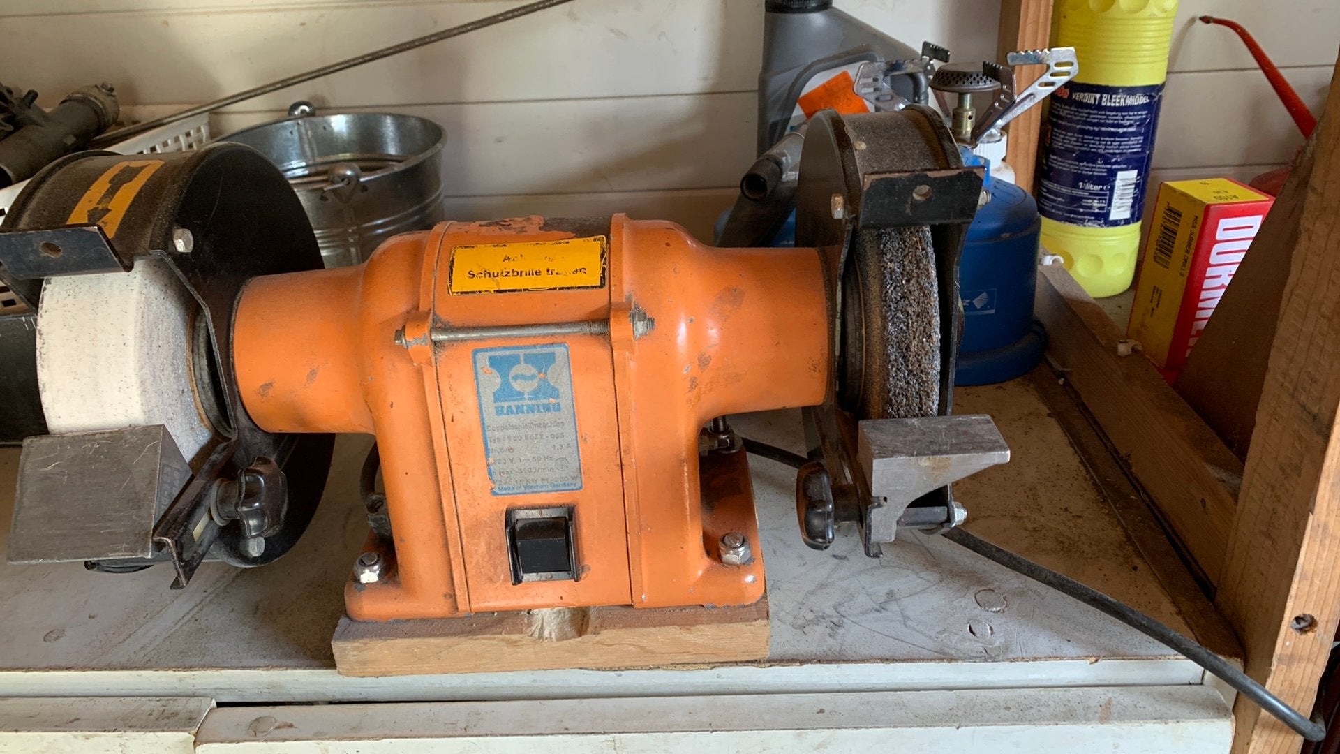 Slijpmachine, Ophalen, Gebruikt, Minder dan 700 watt, Werkbankslijpmachine