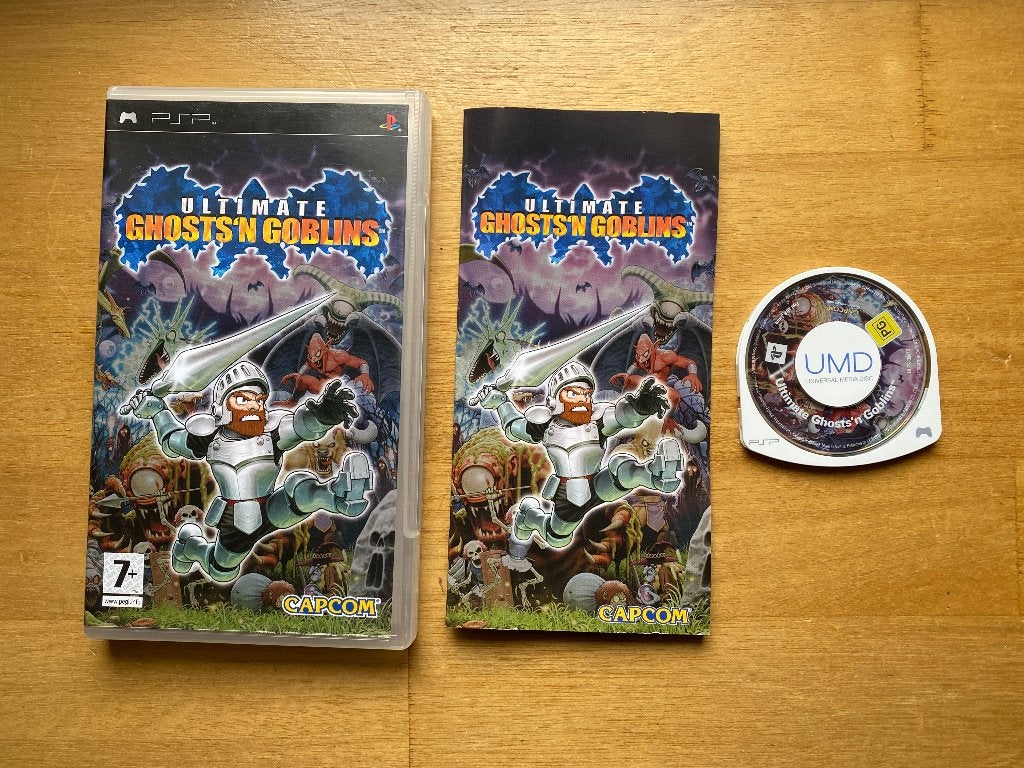 Ultimate ghosts'n goblins psp, 1 speler, Racen en Vliegen, Ophalen of Verzenden, Zo goed als nieuw