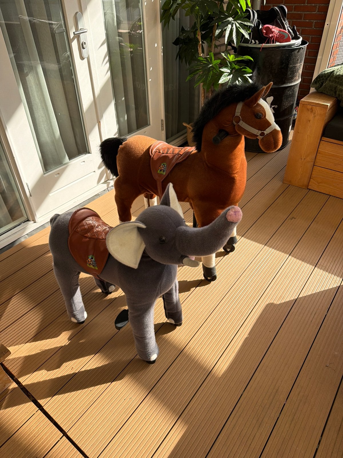 Animal Riding Paard en Olifant, Kinderen en Baby's, Speelgoed | Overig, Ophalen, Gebruikt, Jongen of Meisje