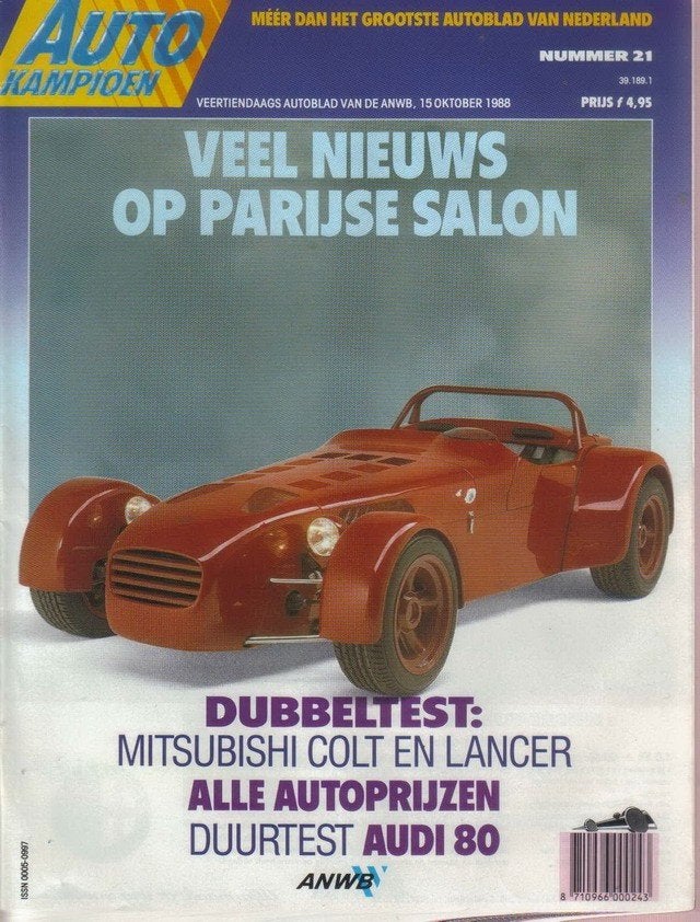 Autokampioen 21 1988 : Mitsubishi Colt 1.3GL Lancer 1.5 GLXi, Ophalen of Verzenden, Gelezen, Algemeen