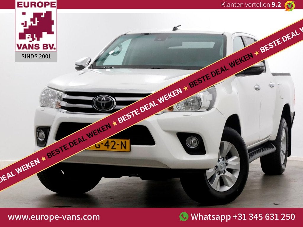 Toyota Hilux 2.4 D-4D-F 150pk E6 4WD 4x4 Double Cab Automaat, Auto's, Toyota, Automaat, Gebruikt, Euro 6, 4 cilinders