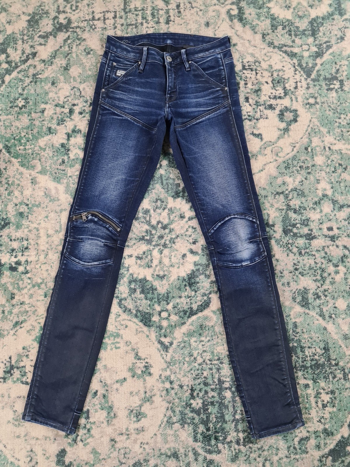G-star raw 5620 custom midskinny W26 L32 Dames Tulsi2632, Blauw, Ophalen of Verzenden, W27 (confectie 34) of kleiner, G-STAR RAW