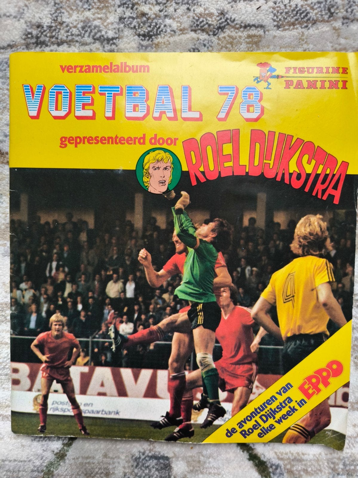 Panini Voetbal 78 - Roel Dijkstra verzamelalbum 85% compleet, Ophalen of Verzenden