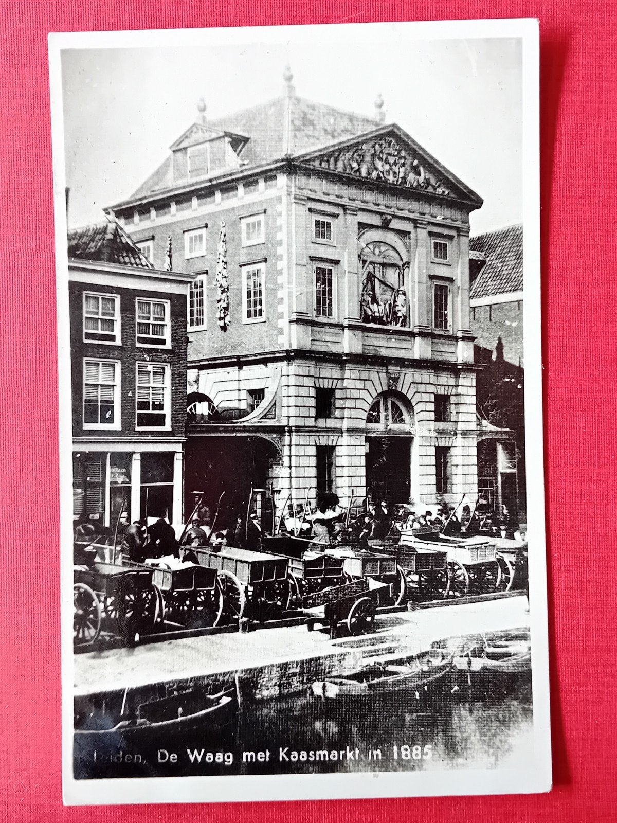 Fotokaart Leiden, Ophalen of Verzenden, Voor 1940