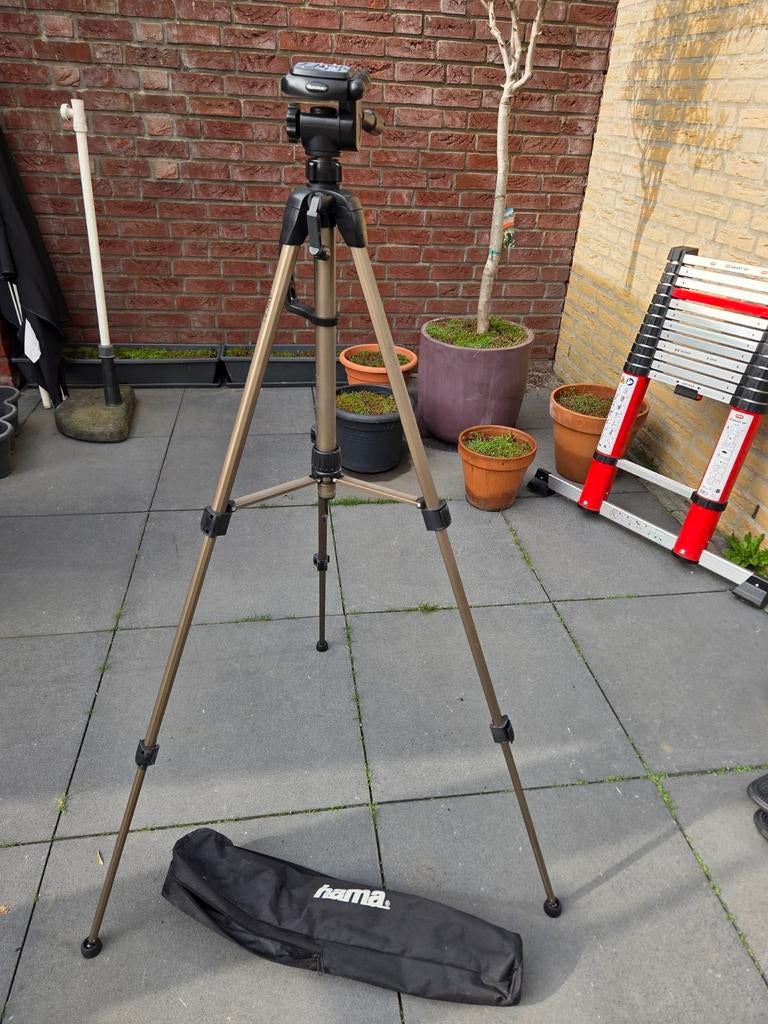 Hama Star 61 Statief voor Film en Fotografie incl. Tas, Ophalen, Gebruikt, Driepoot, Minder dan 150 cm