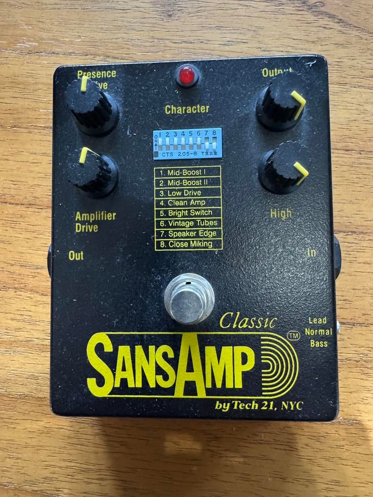 Tech 21 Sansamp Classic, Ophalen of Verzenden, Zo goed als nieuw