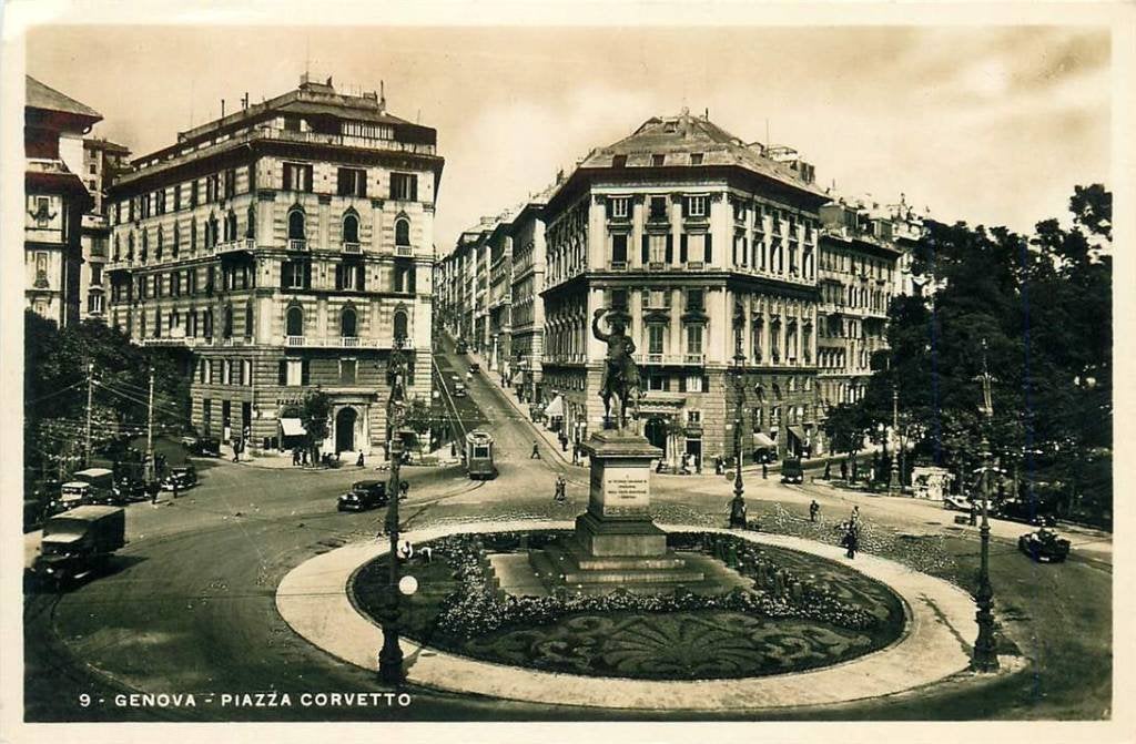 381-122-029 Genova Piazza Corvetto, Verzenden, Voor 1920, Frankrijk