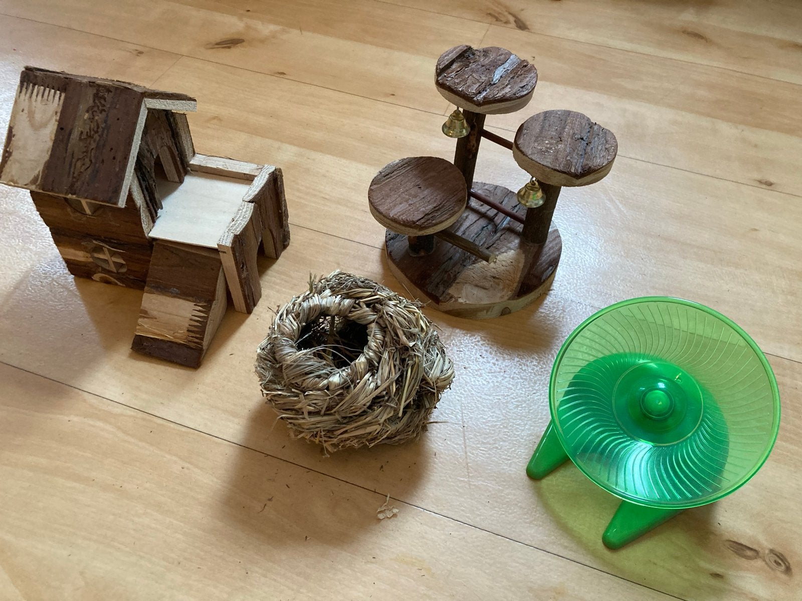 Hamster huisje en speelgoed, Ophalen, Gebruikt, Speelgoed
