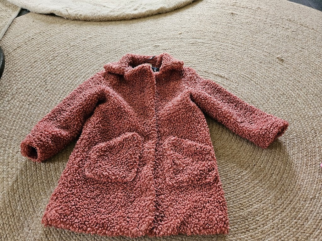 Roze jas van de Hema, maat 110-116, Meisje, Ophalen of Verzenden, Zo goed als nieuw, Hema