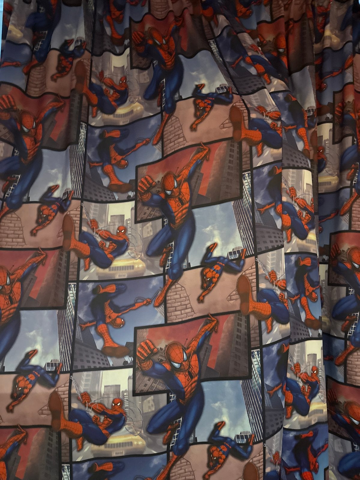 Spiderman Gordijn - Perfect voor de kinderkamer!, Ophalen of Verzenden, Gebruikt, Jongen