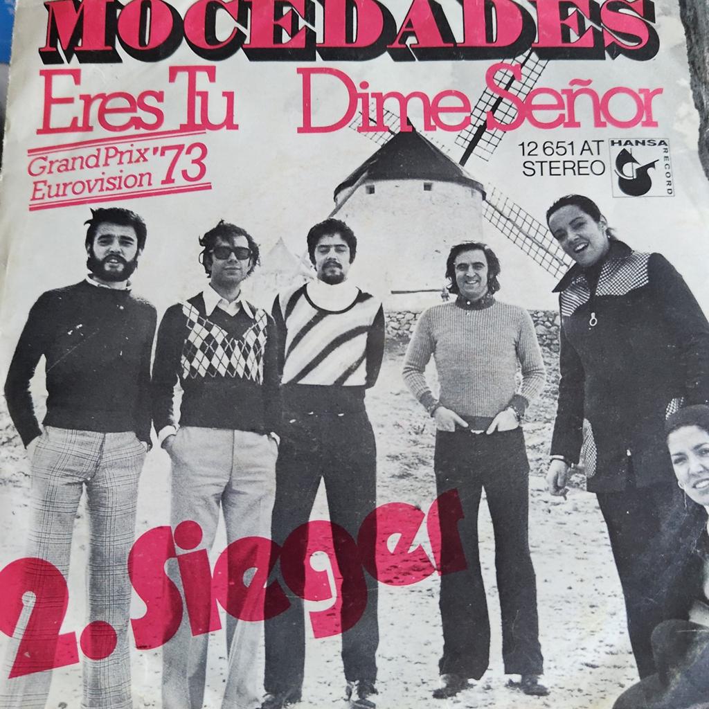 Mocedades - Eres Tu / Dime Señor (Grand Prix Eurovision '73), Ophalen of Verzenden