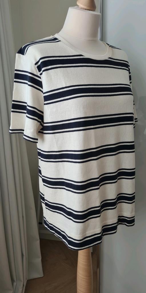 BY BAR HOPE STRIPE TOP NAVY GRAIN L NIEUW, By bar, Verzenden, Maat 42/44 (L), Nieuw